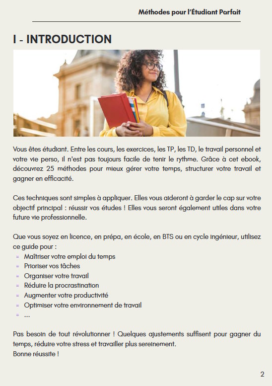 25 Méthodes pour l'Etudiant Parfait - Page 2